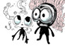 awesome doodle character designs for your merch
